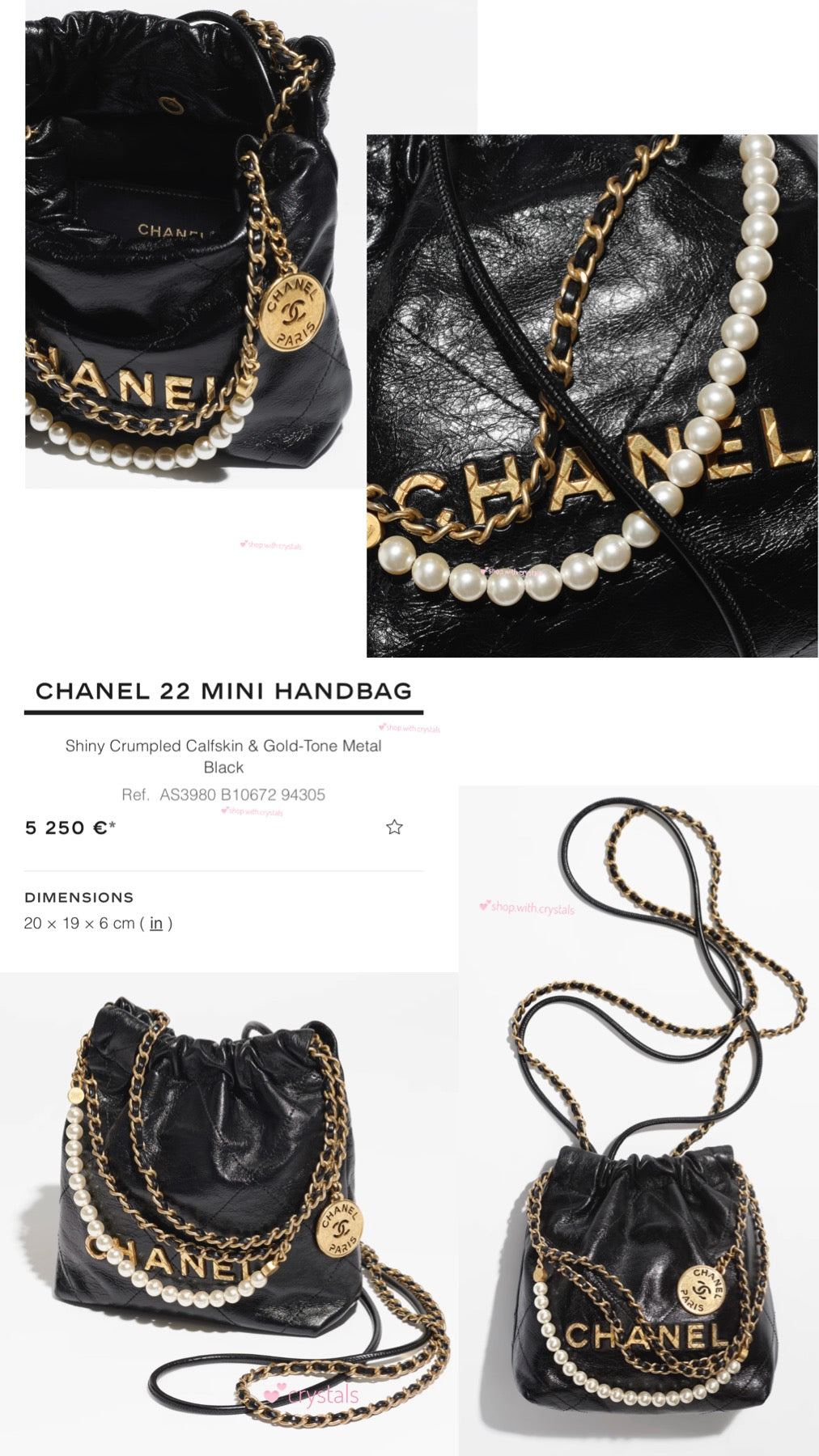 Chanel 22 Mini Hobo