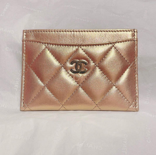 Chanel 21k flat card case